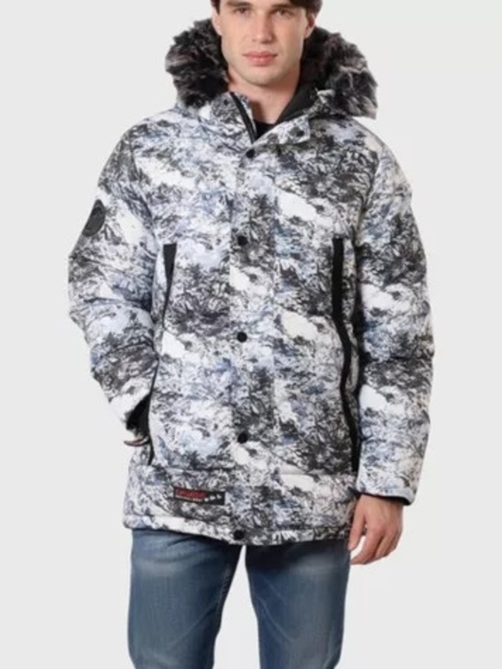 Canada Weather Gear Men's Heavyweight Parka Jacket with Removable Hood